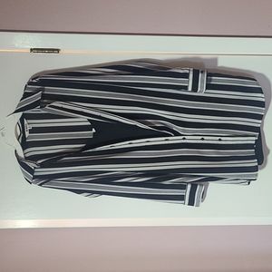 BB Dakota striped shirtdress